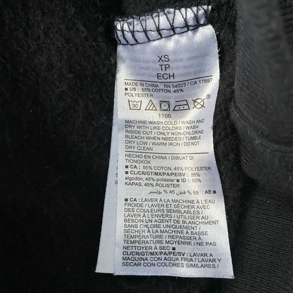 MAD Engine NASA Warped Check Hoodie Checkered Sleeves Classic Sweatshirt XS - Picture 6 of 8